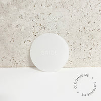 Half Circle : Acrylic place cards