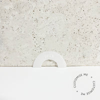 Wavy Rectangle : Acrylic place cards