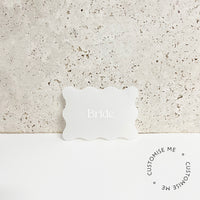 Luggage Tag : Acrylic place cards