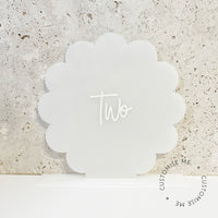 Daisy : Acrylic table numbers